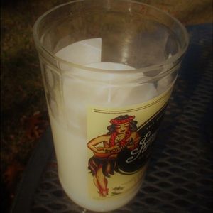 Recycled Sailor Jerry Liquor Bottle Soy Candle